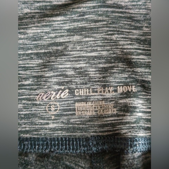 Aerie Chill. Play. Move. Space-Dye Leggings Gray Size Small - Picture 5 of 6